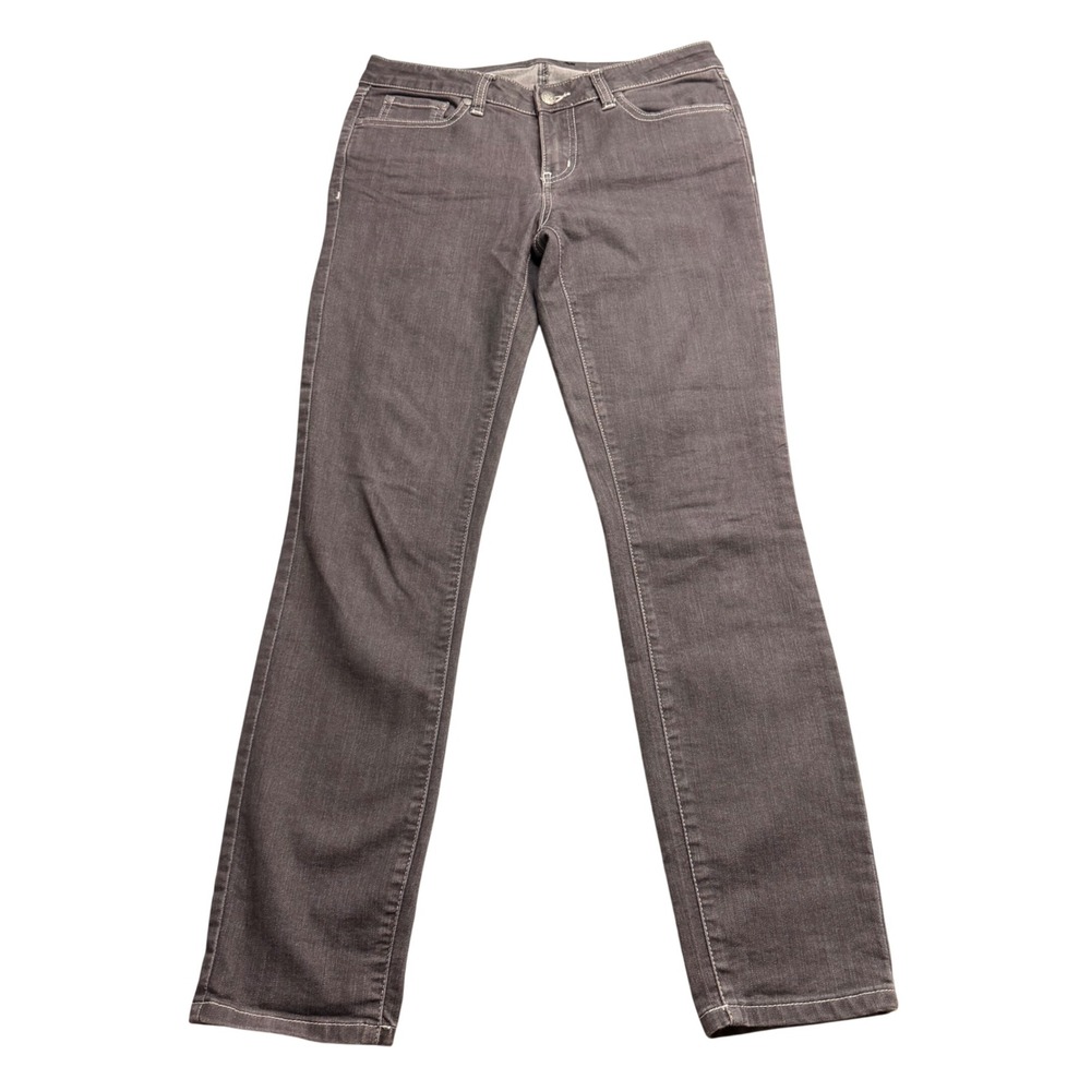 Prana Kara Jeans Womens 4/27 Short Gray Organic‎ Cotton Straight Leg Gorpcore